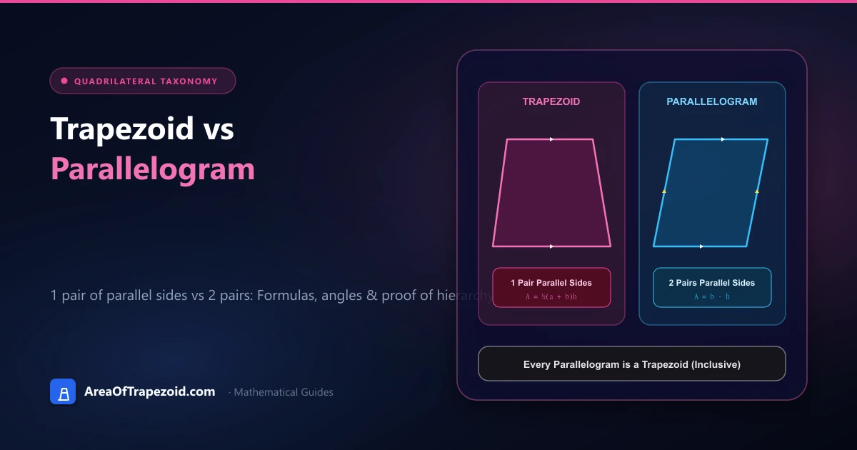 Trapezoid vs Parallelogram: Key Differences